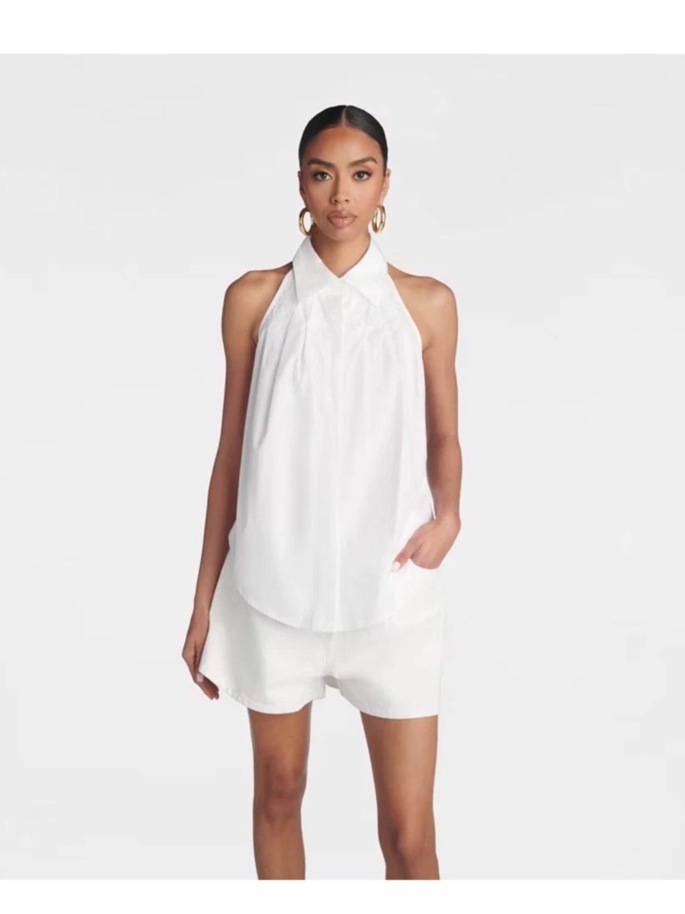 🔥KBB by KAHLANA Women 'The Halter Shirt' - White